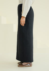 Izzy Twill Skirt (Black)