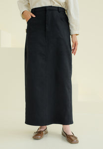 Izzy Twill Skirt (Black)