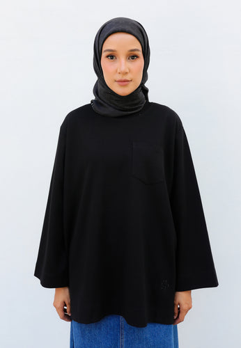 Zen Boxy T-Shirt (Black)