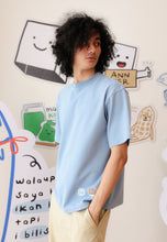 Load image into Gallery viewer, Men T-Shirt IKAN BILIS (Dusty Blue)