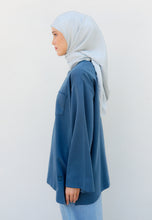 Load image into Gallery viewer, Zen Boxy T-Shirt (Steel Blue)