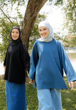 Load image into Gallery viewer, Zen Boxy T-Shirt (Steel Blue)