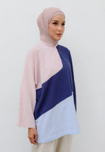 Load image into Gallery viewer, Zeera Patches Top (Blue Pink)
