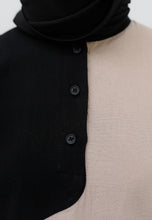 Load image into Gallery viewer, Zeera Patches Top (Black Nude)