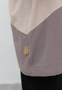 Zeera Patches Top (Black Nude)