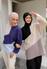Load image into Gallery viewer, Zeera Patches Top (Blue Pink)