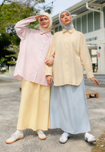 Load image into Gallery viewer, Erum Linen Top (Butter Yellow)