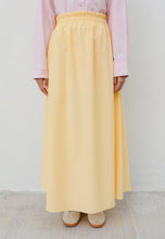 Load image into Gallery viewer, Armel Cotton Skirt (Pastel Yellow)