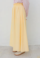 Load image into Gallery viewer, Armel Cotton Skirt (Pastel Yellow)
