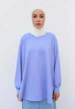 Load image into Gallery viewer, Zoe Curved T-Shirt (Lavender Blue)