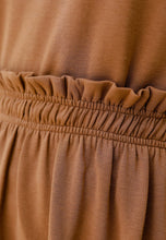 Load image into Gallery viewer, Zoe Flare Skirt (Dark Brown)