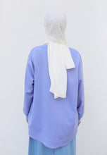Load image into Gallery viewer, Zoe Curved T-Shirt (Lavender Blue)