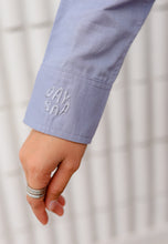 Load image into Gallery viewer, Erum Linen Top (Sky Blue)