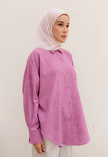 Load image into Gallery viewer, Leena Curved Top (Dusty Purple)