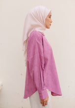 Load image into Gallery viewer, Leena Curved Top (Dusty Purple)