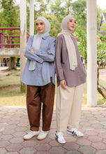 Load image into Gallery viewer, Erum Linen Top (Sky Blue)