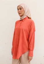 Load image into Gallery viewer, Leena Curved Top (Brick Orange)