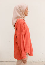 Load image into Gallery viewer, Leena Curved Top (Brick Orange)