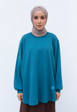 Load image into Gallery viewer, Zoe Curved T-Shirt (Deep Teal)