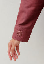 Load image into Gallery viewer, Erum Linen Top (Redwood)