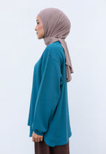Load image into Gallery viewer, Zoe Curved T-Shirt (Deep Teal)