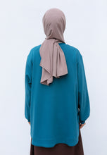 Load image into Gallery viewer, Zoe Curved T-Shirt (Deep Teal)