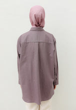 Load image into Gallery viewer, Erum Linen Top (Dusty Purple)