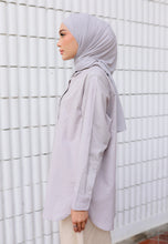 Load image into Gallery viewer, Erum Linen Top (Soft Grey)