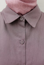 Load image into Gallery viewer, Erum Linen Top (Dusty Purple)