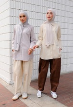 Load image into Gallery viewer, Erum Linen Top (Linen Cream)