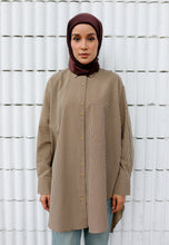 Load image into Gallery viewer, Reem Stripe Top (Brown)