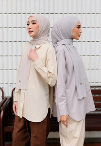 Erum Linen Top (Soft Grey)