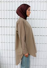 Load image into Gallery viewer, Reem Stripe Top (Brown)