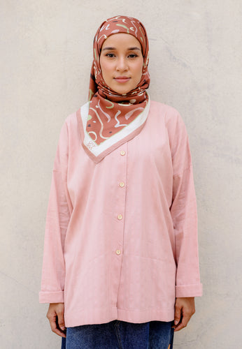Laiqa Plain Top (Pastel Pink)