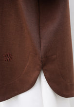 Load image into Gallery viewer, Zoe Curved T-Shirt (Dark Choco)