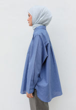 Load image into Gallery viewer, Erum Linen Top (Denim Blue)