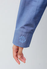 Load image into Gallery viewer, Erum Linen Top (Denim Blue)