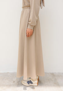 Zoe Flare Skirt (Nude)