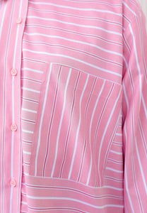 Suha Stripe Top (Pastel Pink)