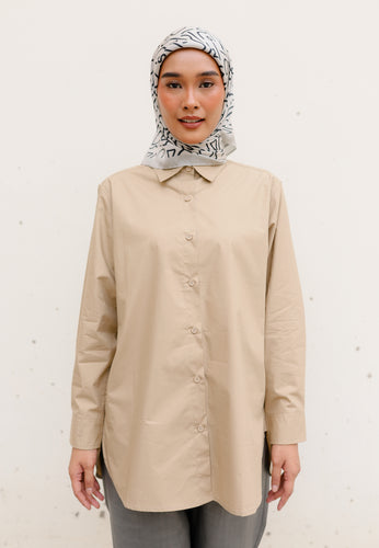 Areej Basic Top (Light Brown)