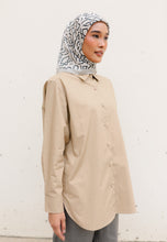 Load image into Gallery viewer, Areej Basic Top (Light Brown)