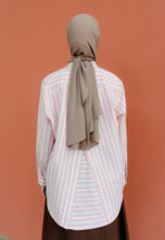 Load image into Gallery viewer, Nouf Stripe Top (Pink White)