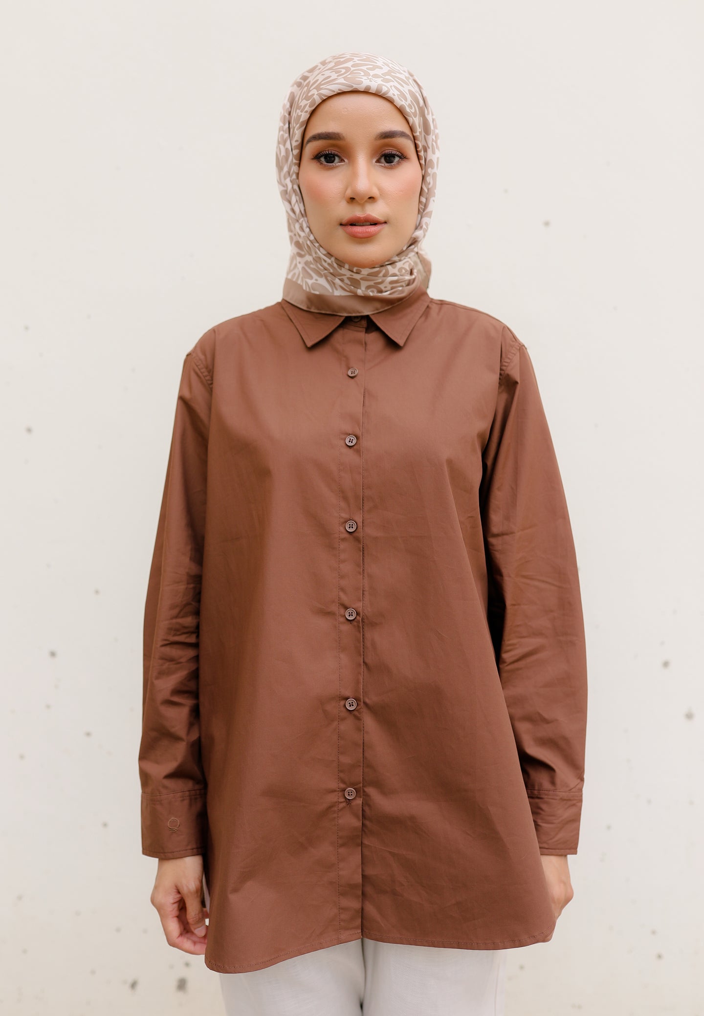 Areej Basic Top (Dark Choco)