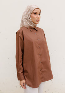 Areej Basic Top (Dark Choco)