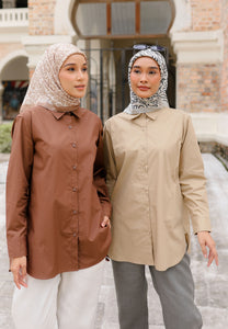 Areej Basic Top (Light Brown)