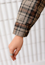 Load image into Gallery viewer, Sophia Checkered Top (Black)