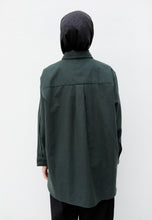 Load image into Gallery viewer, Erum Linen Top (Deep Green)