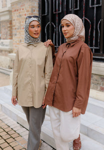 Areej Basic Top (Dark Choco)