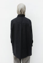 Load image into Gallery viewer, Erum Linen Top (Black)