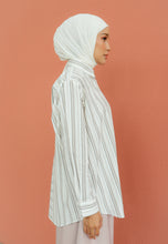 Load image into Gallery viewer, Nouf Stripe Top (Brown White)